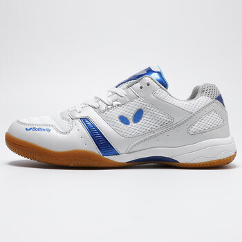 蝴蝶牌蝴蝶乒乓球鞋男鞋比赛专业训练鞋防滑透气轻便女运动鞋 白蓝wwn