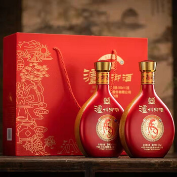 泸州老窖股份泸州御酒虎年生肖纪念版52度高度浓香型白酒送礼宴请婚宴