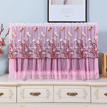 电视罩电视机罩液晶电视防尘套开机不取台式挂式通用电视盖布蝶恋花