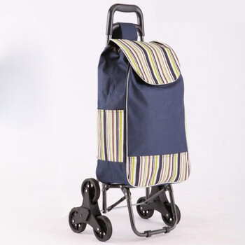 购物车买菜车小拉车超市环保便携老人爬楼行李拖车折叠拉杆手推车牛头