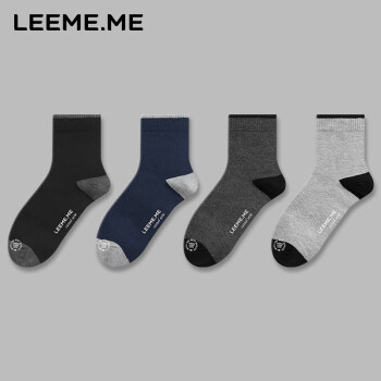 【LEEME.ME】男撞色防臭中筒袜价格走势及销量排行分析