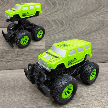 牧奈斯大号回力惯性四驱大脚越野恐龙车儿童玩具耐摔碰撞变双形态模型