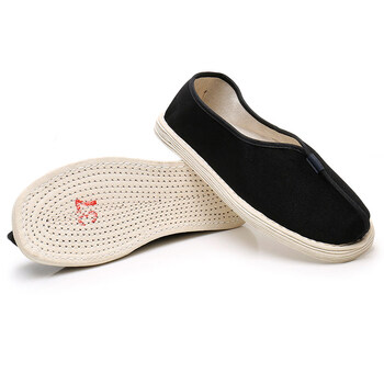 和尚鞋男老北京布鞋出家人僧人鞋中国风男士纯手工透气千层底黑色僧鞋