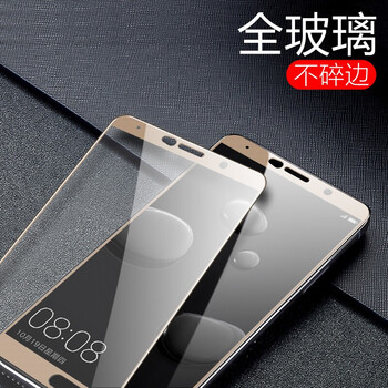 鸣第华为mate10钢化膜华为mate10pro手机贴膜抗蓝光全屏覆盖高清保护