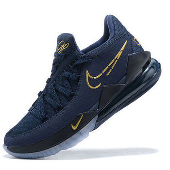 詹姆斯17代低帮low篮球鞋 夜光白绿全明星耐磨防滑实战学生运动鞋