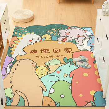 低垫门口玄关入户门地垫家用进门口可爱垫子卡通可擦免洗玄关pvc脚垫