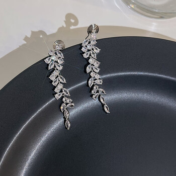 淦奢耳夹感流苏耳夹女小众显脸小礼服耳坠气质蚊香盘夸张新娘耳饰轻奢