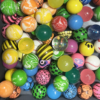 礼物32号弹力球儿童玩具跳跳球实心橡胶弹跳球一元扭蛋机弹弹球蹦蹦球