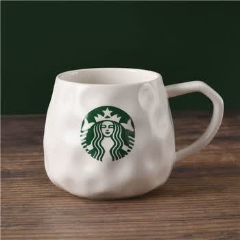 牛奶款1大杯450m(单杯无勺)>星巴克杯子男女士简约陶瓷咖啡杯小礼品