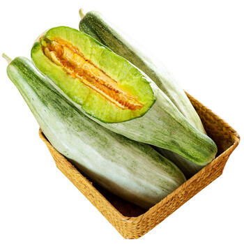 适用于速运山东羊角蜜甜瓜新鲜现在时令小香瓜脆甜年货礼盒羊角蜜5斤