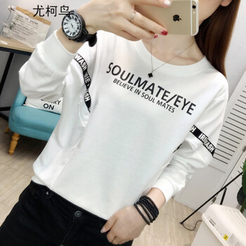 衣服学生韩版宽松韩风t恤中学生穿的休闲丅恤时尚显瘦潮流打底上衣