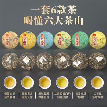 顶青湖雨林古树茶云南六大茗山古树普洱高端茶叶组合普洱茶礼盒装生