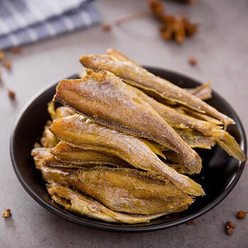 香酥即食酥鱼干 原味黄鱼酥装(约200g 50-71条)