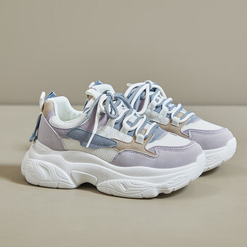 fengpilang卡迪高女鞋官方风格ins韩版新款老爹鞋女2023秋季学生运动