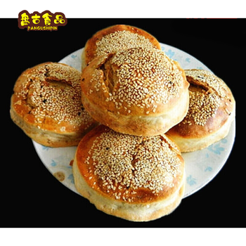 山东济南商河马蹄烧饼手工吊炉烧饼产火烧咸香口味10个批发
