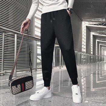 优衣库uniqlo痞帅卫裤男白色运动裤春秋季男裤2022新款潮牌裤子韩版