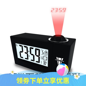 2021新品家用电子钟时间投影贪睡闹钟功能led钟时尚家居新型机械3605 黑色 Usb线 图片价格品牌报价 京东