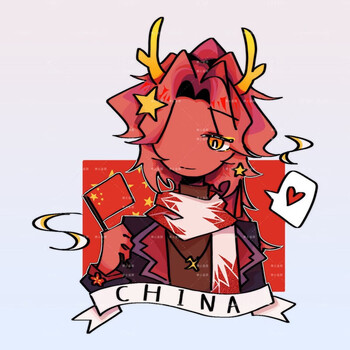 ch国拟周边 countryhumans 国拟五常立牌原创瓷俄德苏瓷美挂件钥 瓷