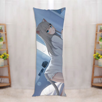 猫羽雫周边等身抱枕猫耳女孩兽娘猫娘双人枕头甘城原创动漫周边可来图