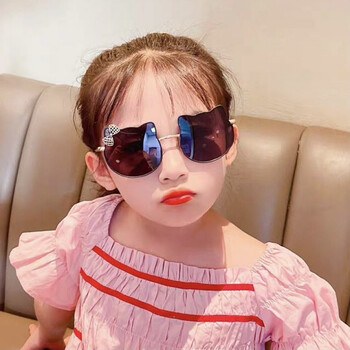 安格里儿童墨镜女童412岁学生小女孩太阳镜夏季夏天偏光防眩目刺眼