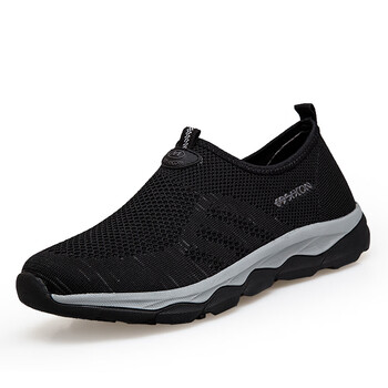 斯凯奇老人代步鞋妈妈鞋健步鞋透气网面防滑软底一脚蹬运动防滑软