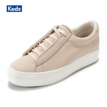 keds女低帮鞋经典系带松糕休闲鞋wh61100粉红色36