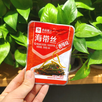 良品铺子海带丝香辣味250g 约8包 门店小袋装休闲零食素食 海带丝香辣
