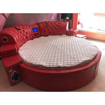 菱菡夫妻电动床垫夫妻电动床情侣振动床电动床情趣多功能圆床震动床夫