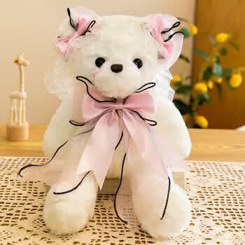 可爱lolita洛丽塔小熊玩偶泰迪熊公仔小号迷你毛绒玩具布偶布娃娃