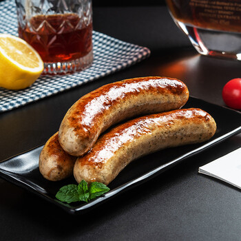 德利汉姆(deliham)爆汁烤肠德式风味香肠300g 冷冻生制 林堡肠 火腿肠