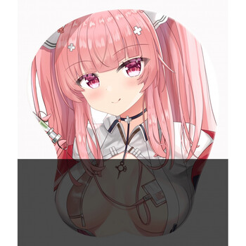 杰霆 二次元美女3d胸立体鼠标垫定制碧蓝航线大凤游戏动漫硅胶护手腕