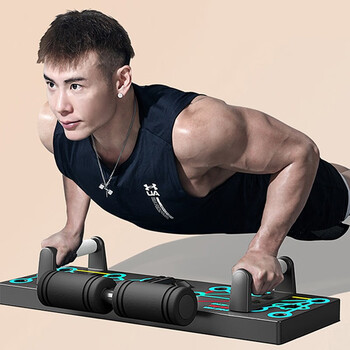 建功多功能俯卧撑支架训练板男练腹肌胸肌平板支 k4多功能款