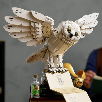 乐高(lego)哈利波特系列76391 海德薇猫头鹰拼装潮玩积木男孩女玩具