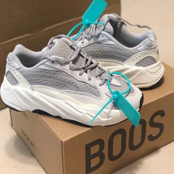 瑛楹椰子鞋700灰白冬季莆田男鞋正品官方旗舰店运动老爹鞋子男款过毒