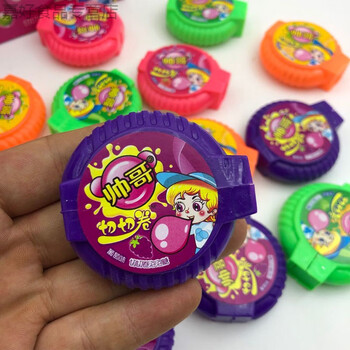 儿时经典80后怀旧一卷的泡泡糖儿童卷盒子泡泡糖小孩趣味糖果零食 30