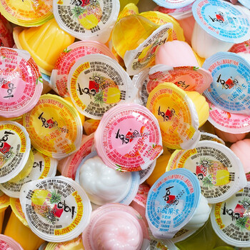 喜之郎果冻5斤多种口味水果味乳酸果肉散装混装什锦布丁小包装批发4斤