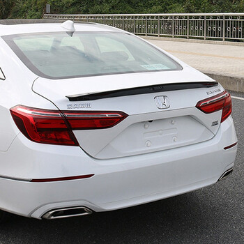 定制本田inspire英诗派英斯派尾翼改装烤漆免打孔压翼 彩晶黑色