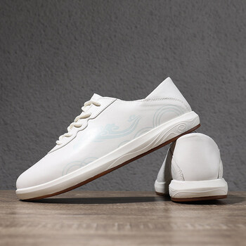 萌益友 武林一号夏季太极鞋男软皮耐磨防滑练功武术鞋训练女休闲功夫