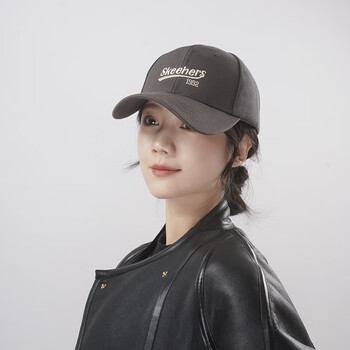 韩忠帽子女新款硬顶棒球帽潮瘦脸防晒鸭舌帽男深灰