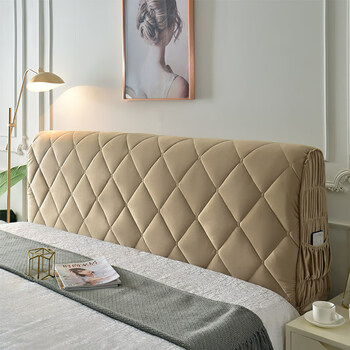 床头软包套床头套罩全包加厚床头罩软包简约现代保护套欧式皮床靠背