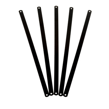 工具家用小型手持木工锯细齿手工锯木工专用 12寸高韧性双金属锯条5根