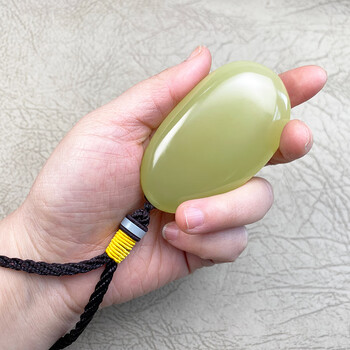 原石手把件手玩件 岫玉男士随型把玩裸石文玩玉石手把件【图片 价格