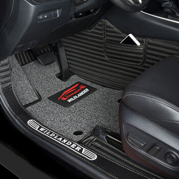 广汽丰田威兰达专用全包围脚垫专车专用威兰达双擎燃油汽 黑色皮革 黑