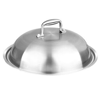 烹饪锅具 炒锅 其他品牌 304不锈钢锅盖炒锅配件 直径32cm 京 东 价