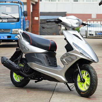 都市鬼火摩托车踏板车国四电喷125cc双座男女通用燃油鬼火五代代步