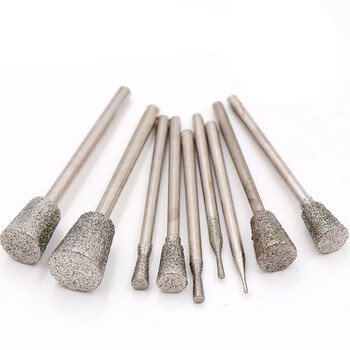 c7 金刚石磨头 玉石碑大理石雕刻刻字磨针工具电磨玛瑙去皮玉雕k5 k