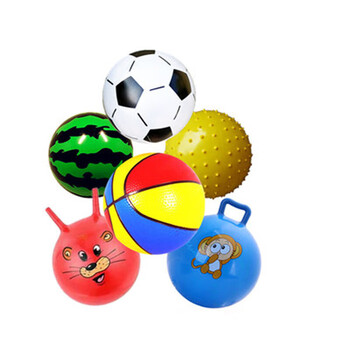 皮球儿童拍拍球幼儿园小皮球婴儿宝宝玩具球类小孩子13岁户外运6个球