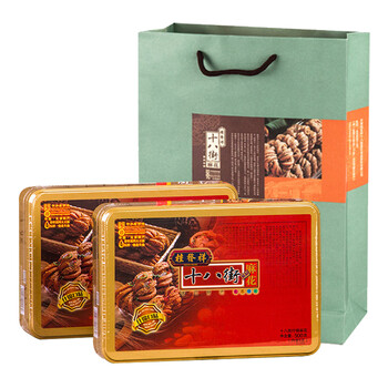 正宗桂发祥十八街大麻花礼盒铁盒装 天津特产18街休闲零食糕点心小吃