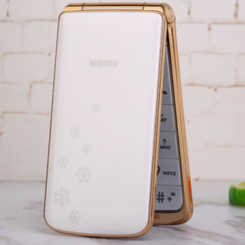 百合biheei100g移动电信翻盖老年人手机大字大声男女老人长待机白色