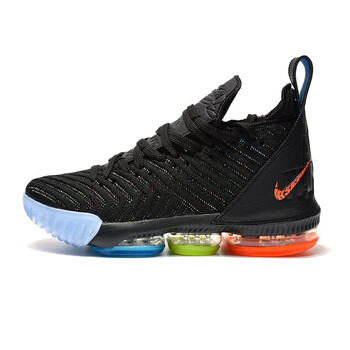 詹姆斯16代战靴高帮篮球鞋男气垫增高运动透气学生防滑耐磨减震比赛